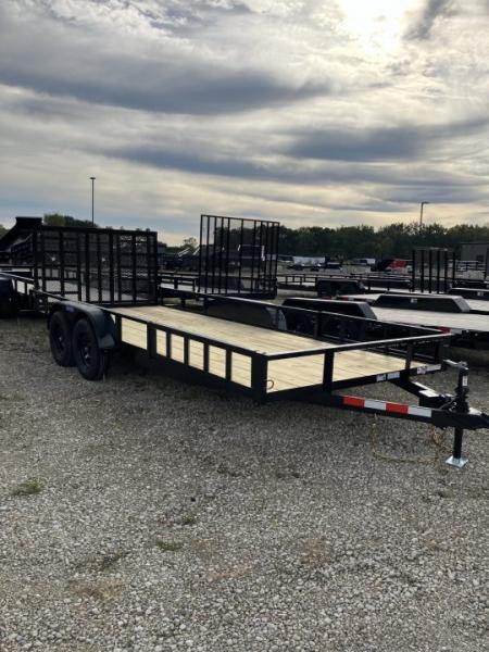 New 2027 Triple Crown Trailers 7x18 7000 GVWR w/Removable Side Load Ramps ATV Trailer