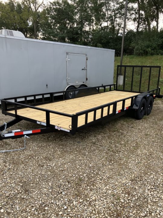 New 2027 Triple Crown Trailers 7x20 7000 GVWR w/Removable Side Load Ramps ATV Trailer