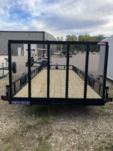 New 2027 Triple Crown Trailers 7x20 7000 GVWR w/Removable Side Load Ramps ATV Trailer
