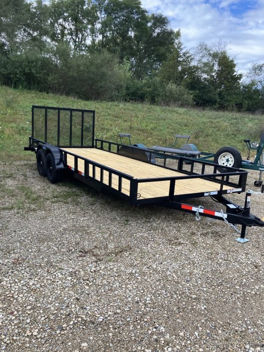 New 2027 Triple Crown Trailers 7x20 7000 GVWR w/Removable Side Load Ramps ATV Trailer