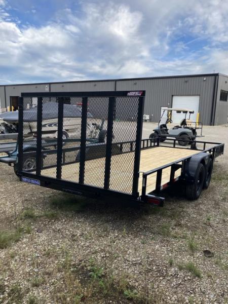 New 2027 Triple Crown Trailers 7x20 7000 GVWR w/Removable Side Load Ramps ATV Trailer