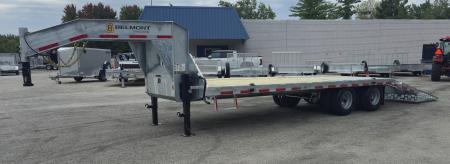 New 102X20+5 GALVANIZED GOOSENECK DUAL WHEEL DECKOVER HD FULL WIDTH RAMPS 2027 BELMONT EQUIPMENT