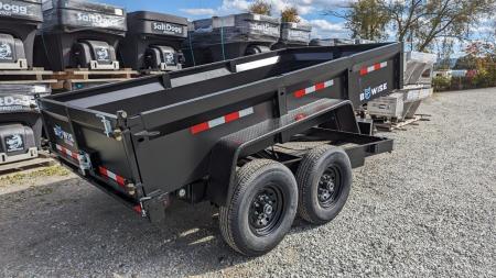 New 2027 BWise 6x12 Lo Pro Equipment Dump w/ Underbody Ramps