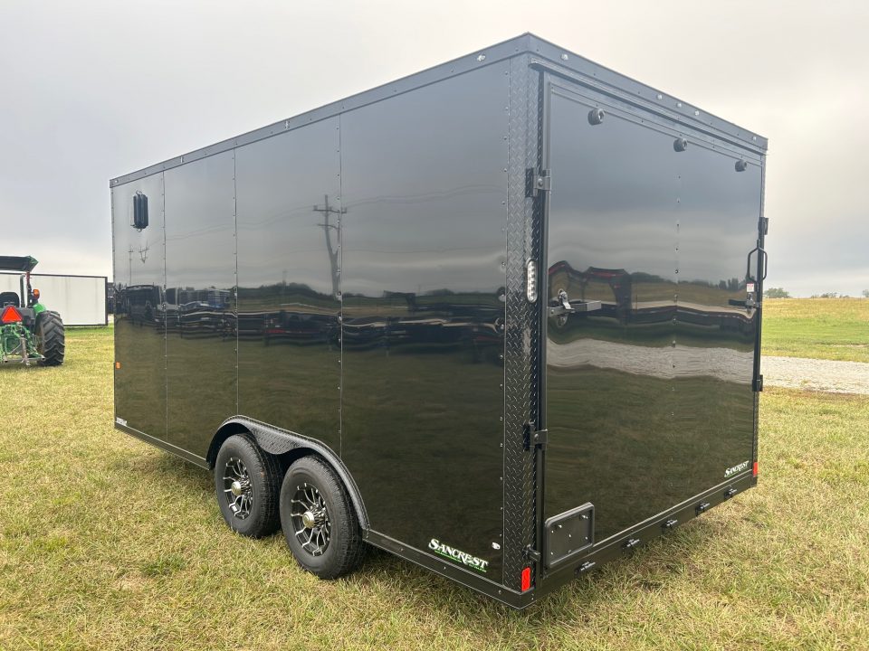 New 2027 Rock Solid 8.5x16 Tandem 10K Cargo w/ .080 Exterior, Ramp Door, & 7' Interior Height