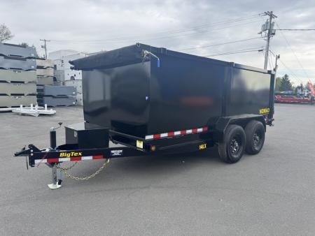 New 2027 Big Tex Trailers 14LX-14C4A-BK 7X14 TA 14K Dump Trailer *4'SIDES