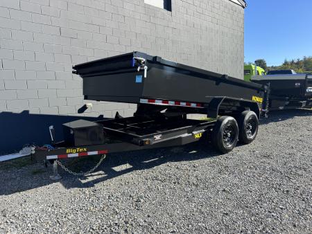 New 2027 Big Tex Trailers 14LX-14C2A-BK 7X14 TA Dump Trailer