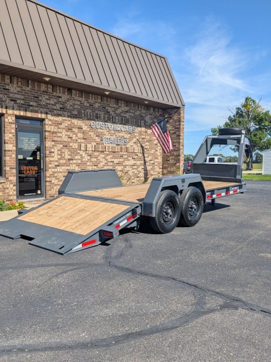 New 2027 Moritz International 14+6 14K Hydraulic Tail Equipment Trailer