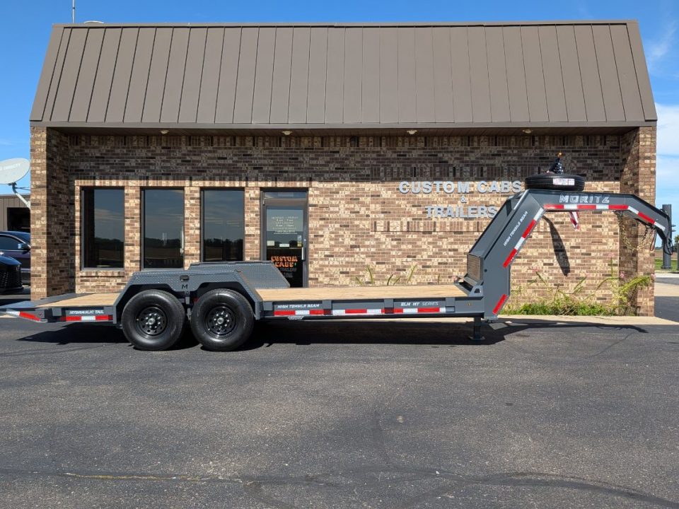 New 2027 Moritz International 14+6 14K Hydraulic Tail Equipment Trailer