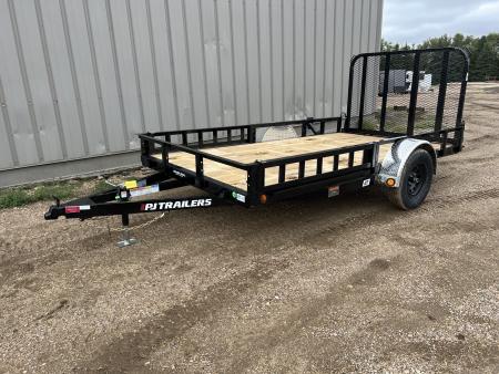 New 2027 PJ Trailers 12' ATV Utility U7 Utility Trailer