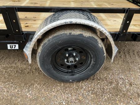 New 2027 PJ Trailers 12' ATV Utility U7 Utility Trailer