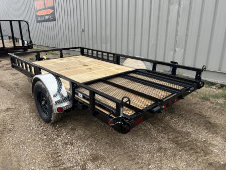 New 2027 PJ Trailers 12' ATV Utility U7 Utility Trailer