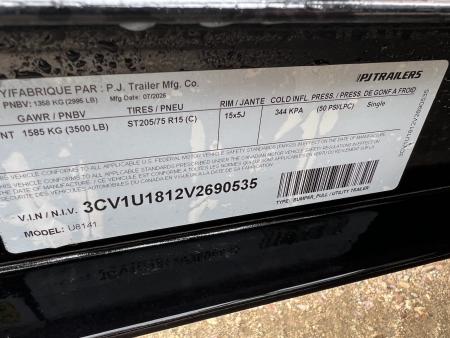 New 2027 PJ Trailers 14' ATV Utility U8 Utility Trailer