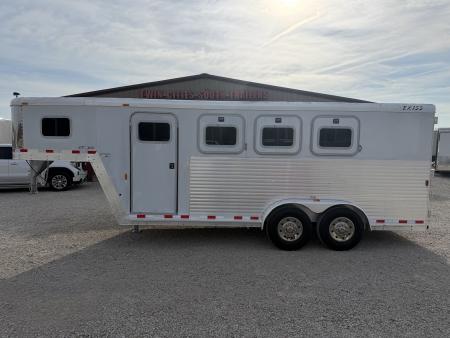 Used 2003 Exiss 3 Horse Gooseneck Horse Trailer