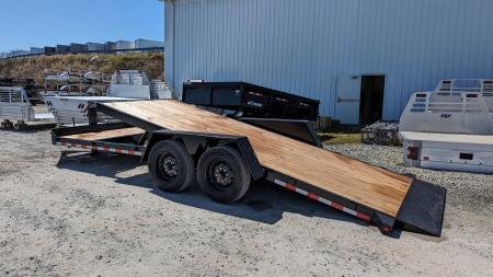 New 2027 BWise 20' (4+16) Lo Pro Gravity Tilt Trailer w/ Adjustable Cushion Cylinder