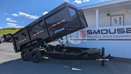 New 2027 BWise 6'9" x 16 Lo Pro Equipment Dump w/ 44" High Fixed Sides