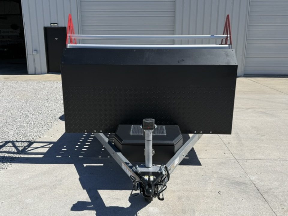 New Futura SHIFTR 8000- Hydraulic Lowering Trailer W/ Tyre Rack, Jockey Jack, Spare Tire, Winch and Rock Guard