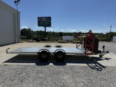 New Futura SHIFTR 8000- Hydraulic Lowering Trailer W/ Tyre Rack, Jockey Jack, Spare Tire, Winch and Rock Guard