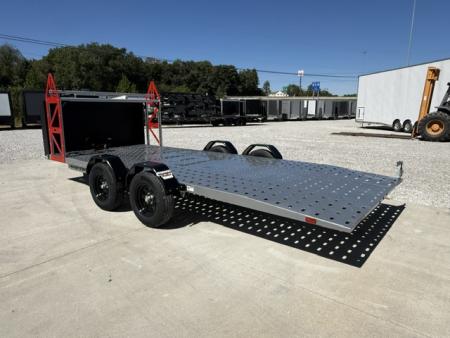 New Futura SHIFTR 8000- Hydraulic Lowering Trailer W/ Tyre Rack, Jockey Jack, Spare Tire, Winch and Rock Guard