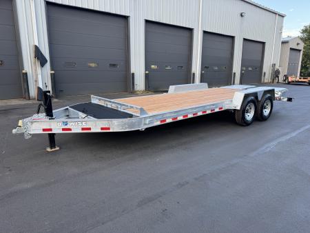 New 2027 BWISE EF20-14-HD 7X20 TA Equipment Trailer *GALVANIZED