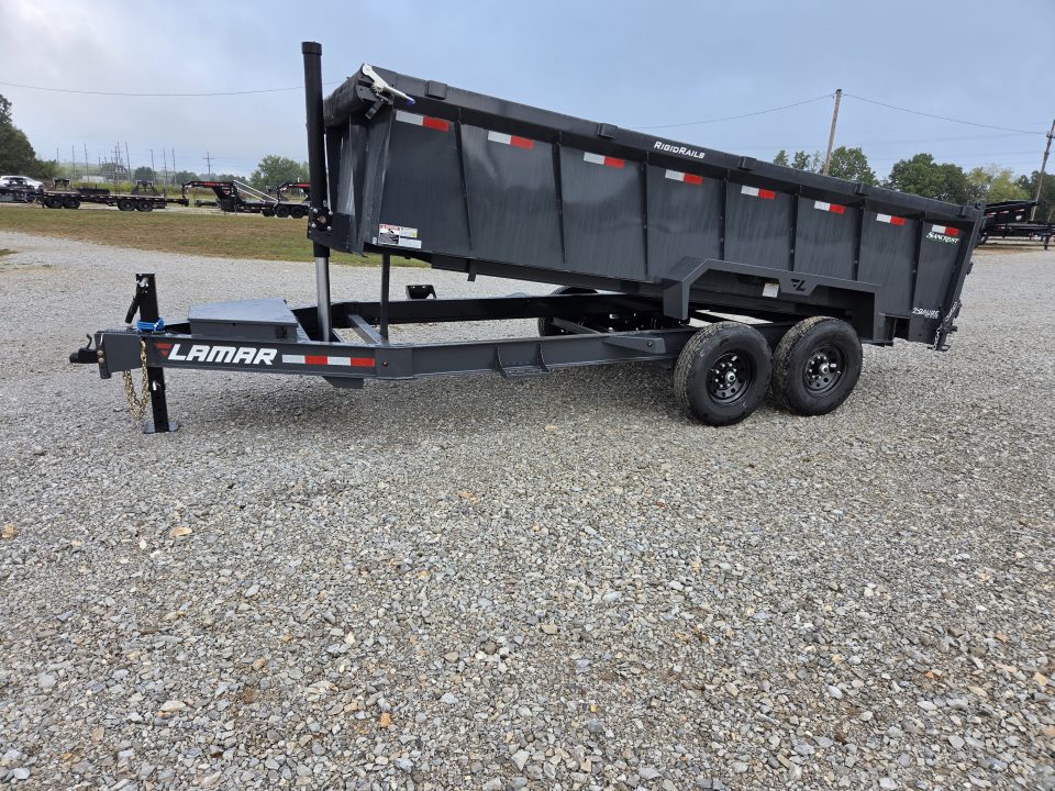 New 2027 Lamar 83X16 TANDEM 14K TELESCOPIC DUMP W/36" SIDES & 7 GAUGE FLOOR