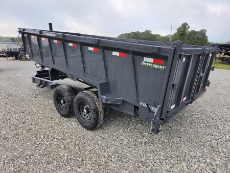 New 2027 Lamar 83X16 TANDEM 14K TELESCOPIC DUMP W/36" SIDES & 7 GAUGE FLOOR