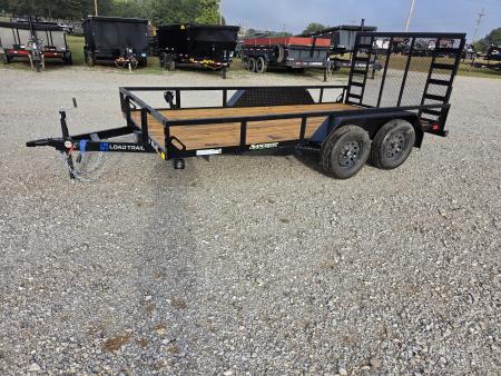 New 2027 Load Trail 83X14 TANDEM 7K TUBETOP UTILITY W/4' SPRING GATE