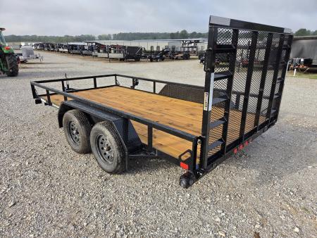 New 2027 Load Trail 83X14 TANDEM 7K TUBETOP UTILITY W/4' SPRING GATE
