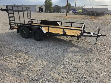 New 2027 Load Trail 83X14 TANDEM 7K TUBETOP UTILITY W/4' SPRING GATE
