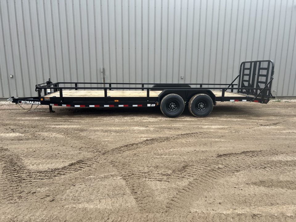 New 2027 PJ Trailers 24' Rail Side CC Equipment Trailer