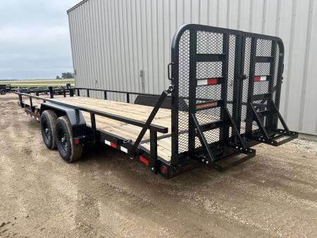 New 2027 PJ Trailers 24' Rail Side CC Equipment Trailer