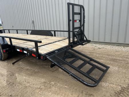 New 2027 PJ Trailers 24' Rail Side CC Equipment Trailer