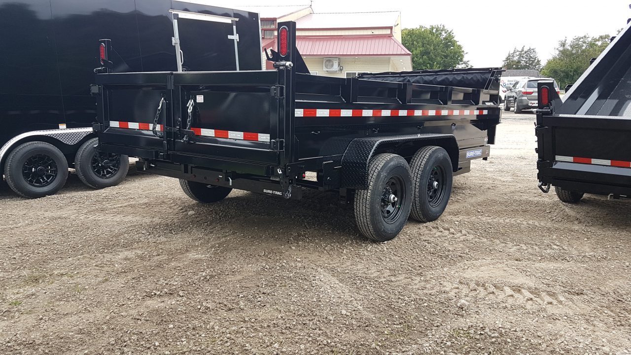 New 2027 Sure-Trac 82x14 Telescopic Dump Trailer