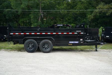 New 2027 Sure-Trac 82x14 Telescopic Dump Trailer