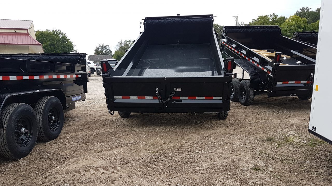 New 2027 Sure-Trac 82x14 Telescopic Dump Trailer 14K