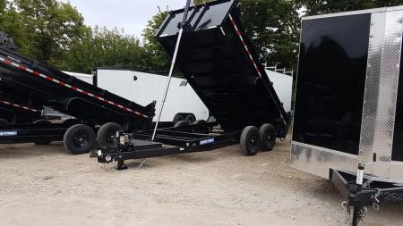 New 2027 Sure-Trac 82x14 Telescopic Dump Trailer 14K