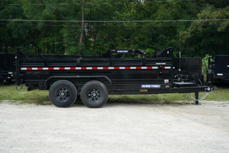 New 2027 Sure-Trac 82x14 Telescopic Dump Trailer 14K
