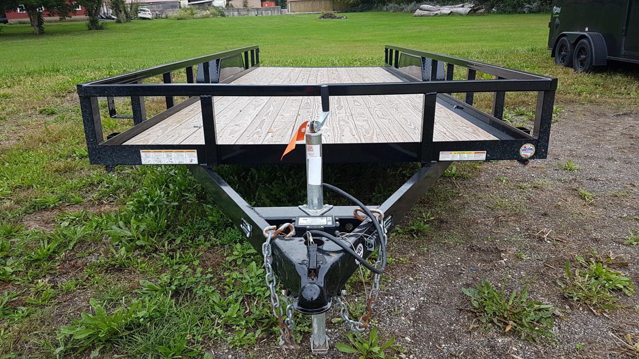 Used 2025 Sure-Trac 7x20 Tube Top Utility Trailer 7K