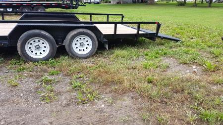 Used 2025 Sure-Trac 7x20 Tube Top Utility Trailer 7K