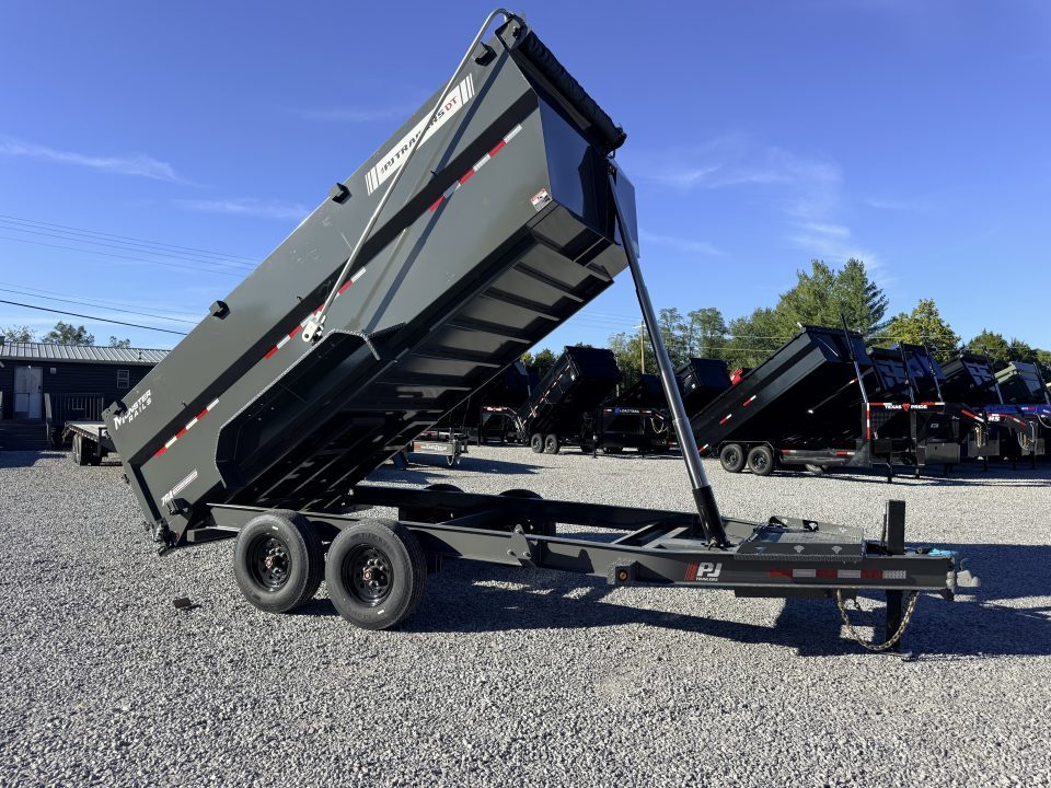 New 2027 PJ Trailers 7X16 (4FT WALL) 6 STAGE TELESCOPIC DUMP TRAILER 17600 GVWR Dump Trailer