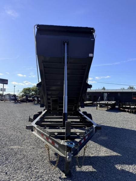 New 2027 PJ Trailers 7X16 (4FT WALL) 6 STAGE TELESCOPIC DUMP TRAILER 17600 GVWR Dump Trailer