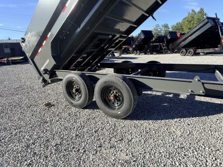 New 2027 PJ Trailers 7X16 (4FT WALL) 6 STAGE TELESCOPIC DUMP TRAILER 17600 GVWR Dump Trailer