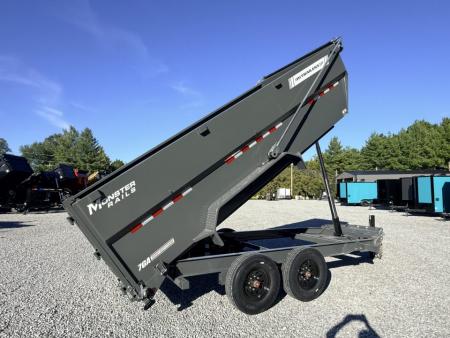 New 2027 PJ Trailers 7X16 (4FT WALL) 6 STAGE TELESCOPIC DUMP TRAILER 17600 GVWR Dump Trailer