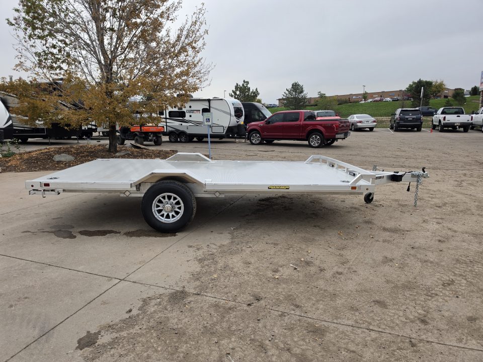 New 2027 Aluma WB15H-S-EL-DOF-R-RR-RTD Flatbed Trailer