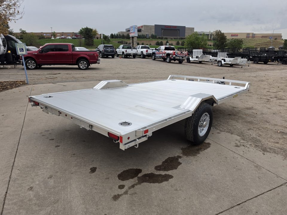 New 2027 Aluma WB15H-S-EL-DOF-R-RR-RTD Flatbed Trailer
