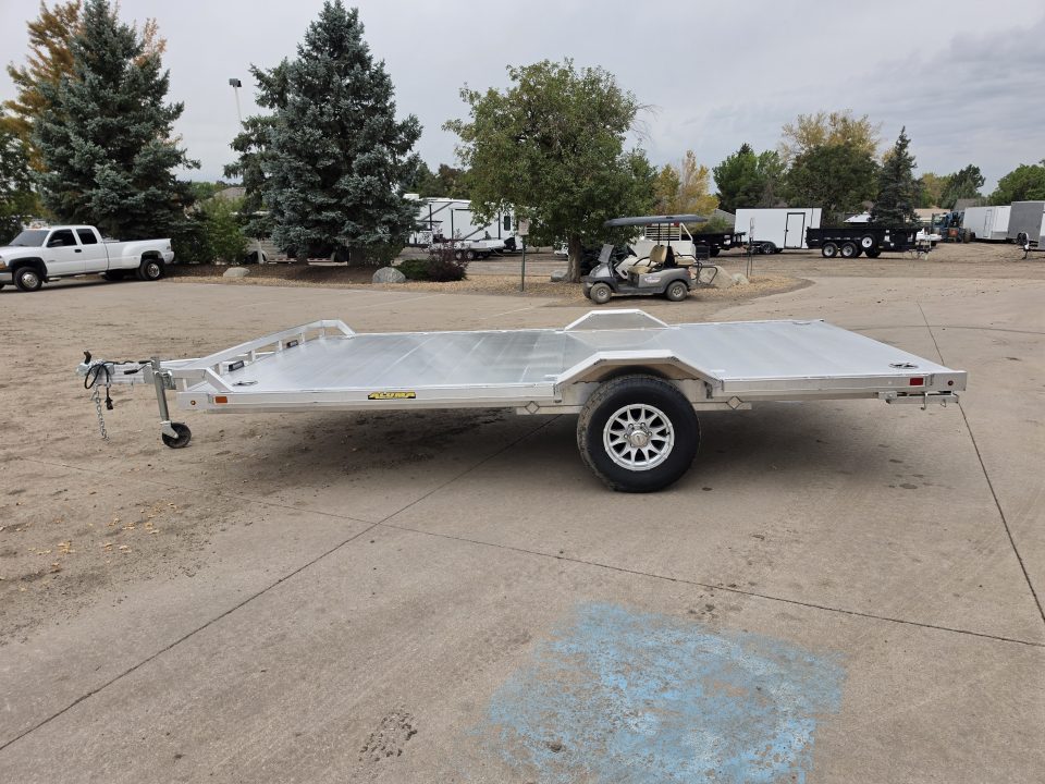 New 2027 Aluma WB15H-S-EL-DOF-R-RR-RTD Flatbed Trailer