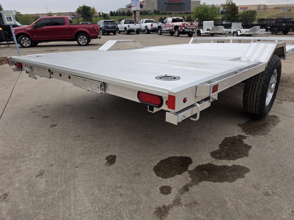 New 2027 Aluma WB15H-S-EL-DOF-R-RR-RTD Flatbed Trailer