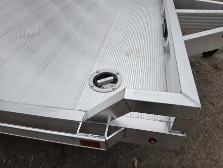 New 2027 Aluma WB15H-S-EL-DOF-R-RR-RTD Flatbed Trailer