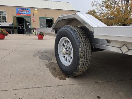 New 2027 Aluma WB15H-S-EL-DOF-R-RR-RTD Flatbed Trailer