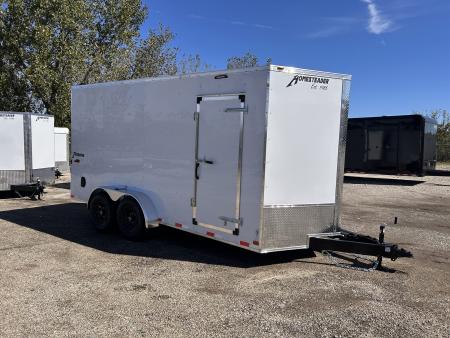 New 2027 Homesteader Trailer INTREPID 7 X 16 FT CARGO TRAILER HD 14K GVWR RAMP DOOR 7 FT INTERIOR
