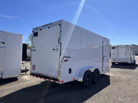 New 2027 Homesteader Trailer INTREPID 7 X 16 FT CARGO TRAILER HD 14K GVWR RAMP DOOR 7 FT INTERIOR
